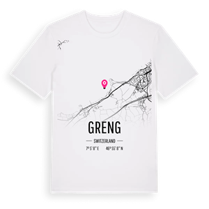 Greng karta t-shirt – ekologisk bomull t-shirt från Pinshirt