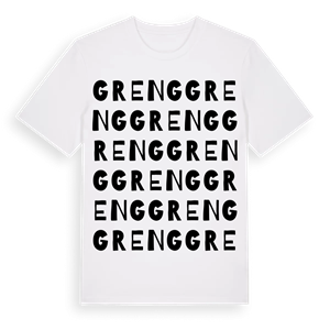 Greng ordlek t-shirt – ekologisk bomull t-shirt från Pinshirt