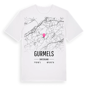 Gurmels karta t-shirt – ekologisk bomull t-shirt från Pinshirt