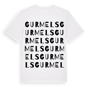 Gurmels ordlek t-shirt – ekologisk bomull t-shirt från Pinshirt