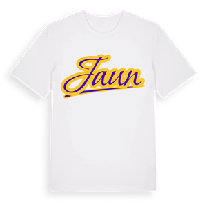 Jaun baseball t-shirt – ekologisk bomull t-shirt från Pinshirt