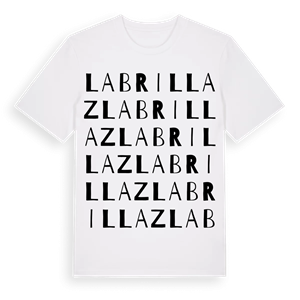 La Brillaz ordlek t-shirt – ekologisk bomull t-shirt från Pinshirt