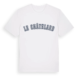 Le Châtelard college t-shirt – ekologisk bomull t-shirt från Pinshirt