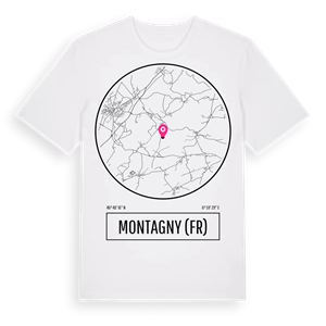 Montagny (FR) t-shirt – ekologisk bomull t-shirt från Pinshirt