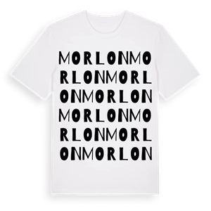 Morlon ordlek t-shirt – ekologisk bomull t-shirt från Pinshirt