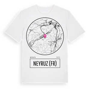 Neyruz (FR) t-shirt – ekologisk bomull t-shirt från Pinshirt