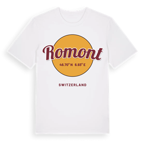 Romont cirkel t-shirt – ekologisk bomull t-shirt från Pinshirt