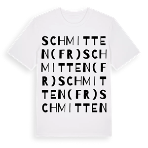 Schmitten (FR) ordlek t-shirt – ekologisk bomull t-shirt från Pinshirt