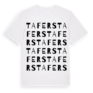Tafers ordlek t-shirt – ekologisk bomull t-shirt från Pinshirt