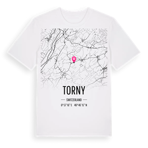 Torny karta t-shirt – ekologisk bomull t-shirt från Pinshirt