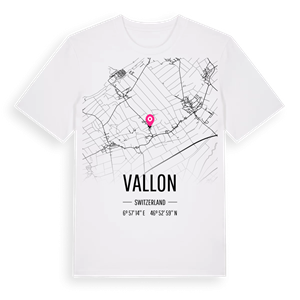 Vallon karta t-shirt – ekologisk bomull t-shirt från Pinshirt