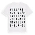 Villars-sur-Glâne ordlek t-shirt