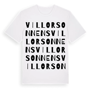 Villorsonnens ordlek t-shirt – ekologisk bomull t-shirt från Pinshirt
