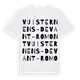 Vuisternens-devant-Romont ordlek t-shirt