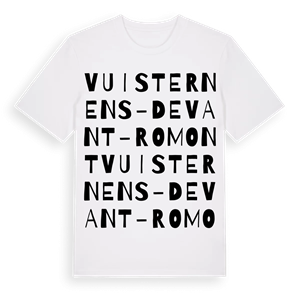 Vuisternens-devant-Romont ordlek t-shirt – ekologisk bomull t-shirt från Pinshirt