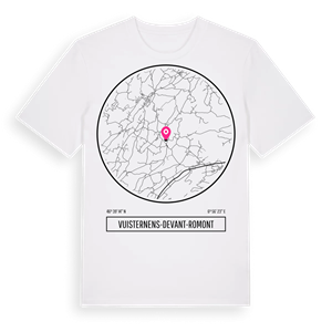Vuisternens-devant-Romont t-shirt – ekologisk bomull t-shirt från Pinshirt