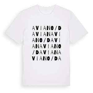 Aviano / Davian ordlek t-shirt – ekologisk bomull t-shirt från Pinshirt