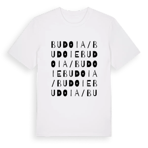 Budoia / Budoie ordlek t-shirt – ekologisk bomull t-shirt från Pinshirt