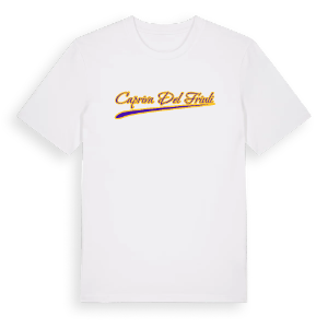Capriva del Friuli baseball t-shirt – ekologisk bomull t-shirt från Pinshirt
