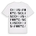 Chiusaforte / Scluse ordlek t-shirt