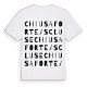 Chiusaforte / Scluse ordlek t-shirt