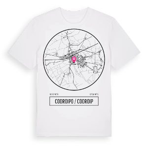Codroipo / Codroip t-shirt – ekologisk bomull t-shirt från Pinshirt