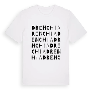Drenchia ordlek t-shirt – ekologisk bomull t-shirt från Pinshirt