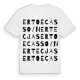 Erto e Casso / Nert e Cjas ordlek t-shirt