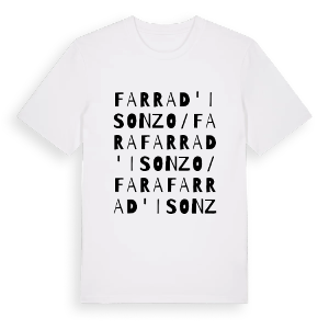 Farra d'Isonzo / Fara ordlek t-shirt – ekologisk bomull t-shirt från Pinshirt