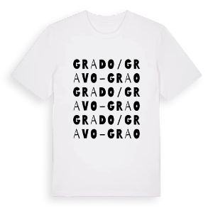 Grado / Gravo - Grao ordlek t-shirt – ekologisk bomull t-shirt från Pinshirt