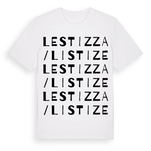 Lestizza / Listize ordlek t-shirt – ekologisk bomull t-shirt från Pinshirt