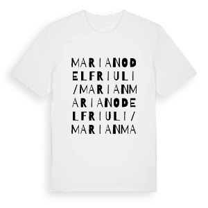 Mariano del Friuli / Marian ordlek t-shirt – ekologisk bomull t-shirt från Pinshirt