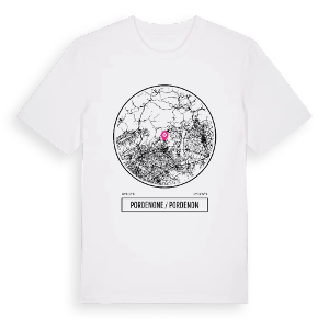 Pordenone / Pordenon t-shirt – ekologisk bomull t-shirt från Pinshirt