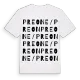 Preone / Preon ordlek t-shirt