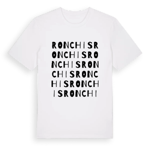 Ronchis ordlek t-shirt – ekologisk bomull t-shirt från Pinshirt
