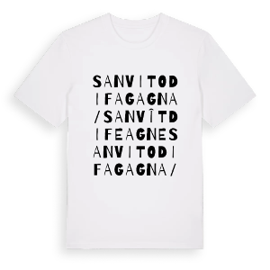 San Vito di Fagagna / San Vît di Feagne ordlek t-shirt – ekologisk bomull t-shirt från Pinshirt