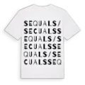 Sequals / Secuals ordlek t-shirt