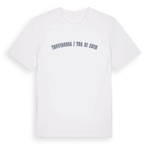 Torviscosa / Tor di Zuin college t-shirt – ekologisk bomull t-shirt från Pinshirt