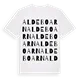 Aldeboarn ordlek t-shirt