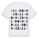 Allingawier ordlek t-shirt
