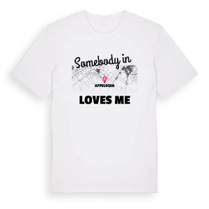 Någon i Appelscha älskar mig t-shirt – ekologisk bomull t-shirt från Pinshirt