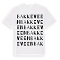 Bakkeveen ordlek t-shirt