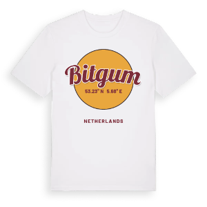 Bitgum cirkel t-shirt – ekologisk bomull t-shirt från Pinshirt