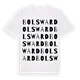 Bolsward ordlek t-shirt