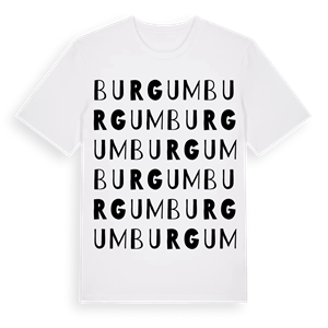 Burgum ordlek t-shirt – ekologisk bomull t-shirt från Pinshirt