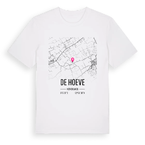 De Hoeve karta t-shirt – ekologisk bomull t-shirt från Pinshirt
