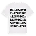 Dearsum ordlek t-shirt