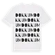 Dokkum ordlek t-shirt