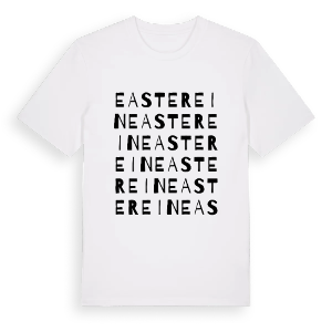 Easterein ordlek t-shirt – ekologisk bomull t-shirt från Pinshirt