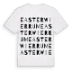 Easterwierrum ordlek t-shirt